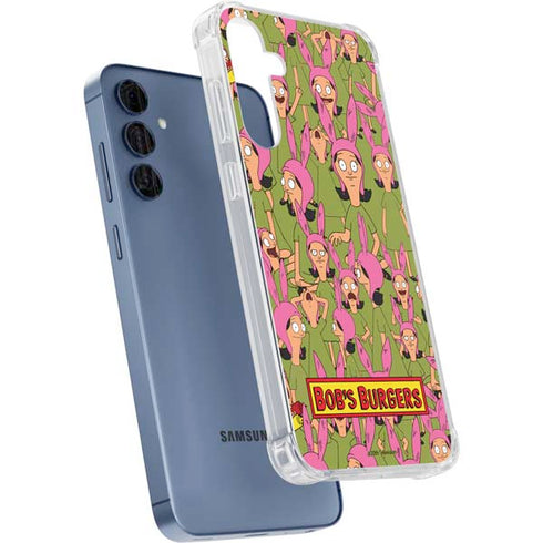 Bobs Burgers Louise Belcher Galaxy A35 5G Clear Case